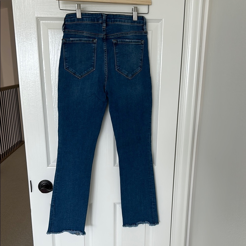 Free People Blue Ankle & Cropped Jeans